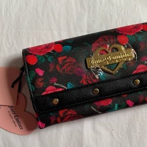 New! Juicy Couture Rose Wallet